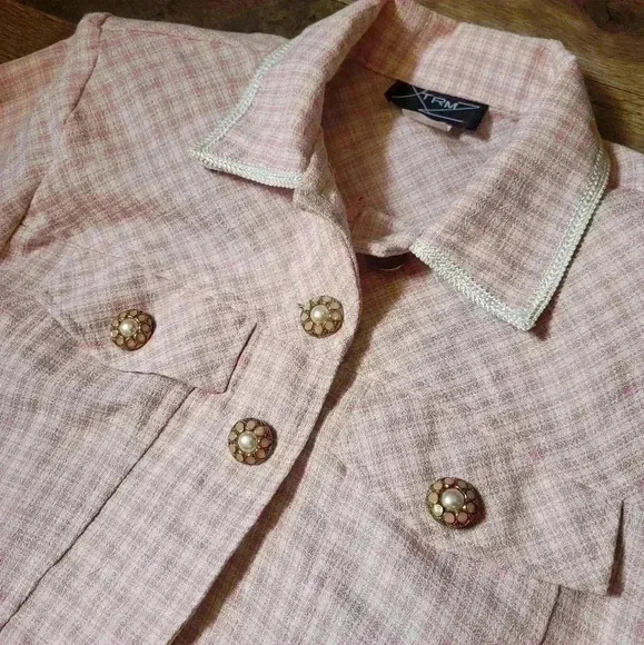 Vintage Xtrmz Pink 2-Piece Dress & Jacket Set Size 5/6 - Picture 3 of 16